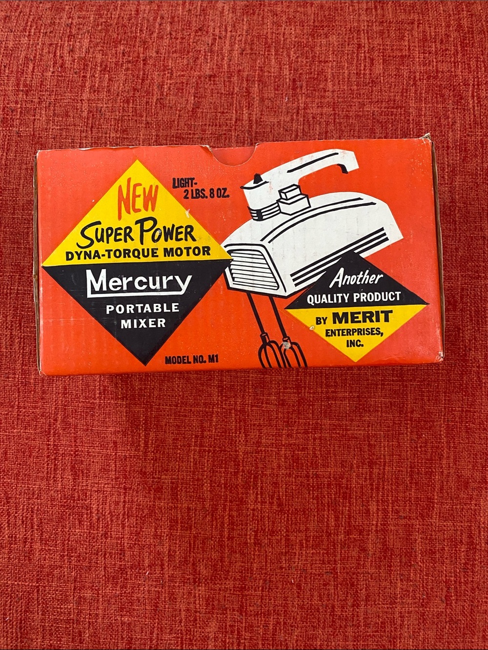 Vintage Mercury Portable Mixer Model Number M1